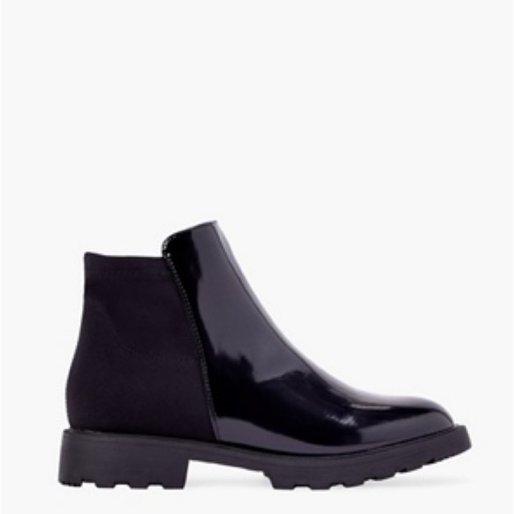Pemi Contrast Lug Sole Ankle Bootl